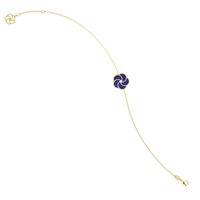 Bracciale La Prima Gioielli Donna BLOOMY in Oro Lapislazzulo 0.024 Ct BLO0023BRFUPE03D - BLO0023BRFUPE03D
